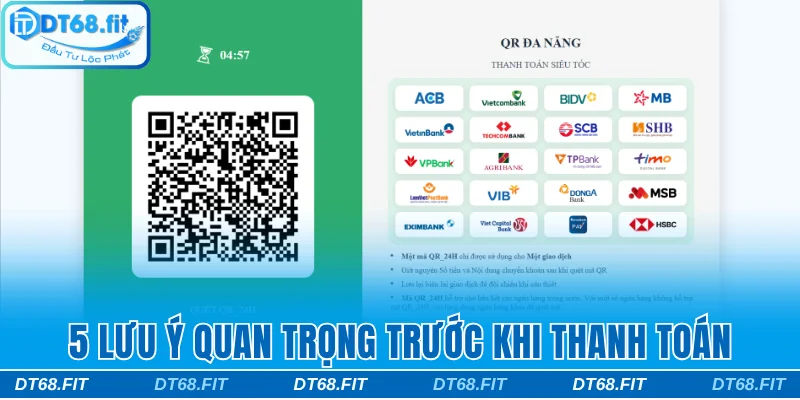 5 lưu ý quan trọng cần nắm trước khi thanh toán
