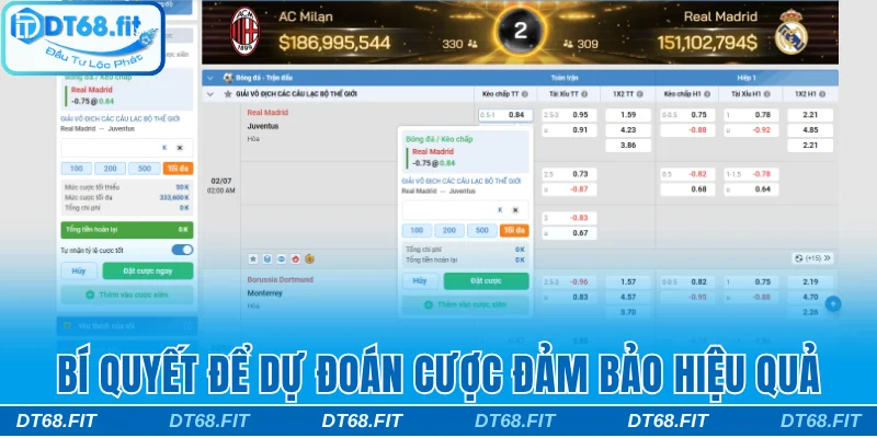 Bí quyết để dự đoán cược đảm bảo hiệu quả