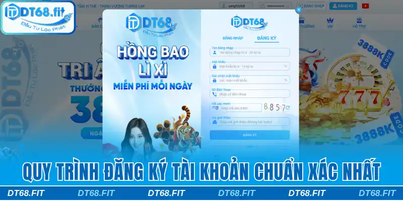 Hướng dẫn quy trình đăng ký tài khoản chuẩn xác nhất