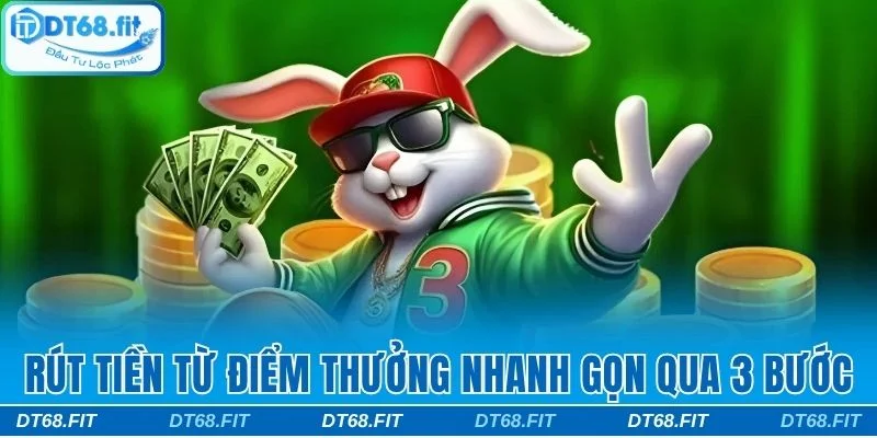 Rút tiền từ điểm thưởng nhanh chóng qua 3 bước
