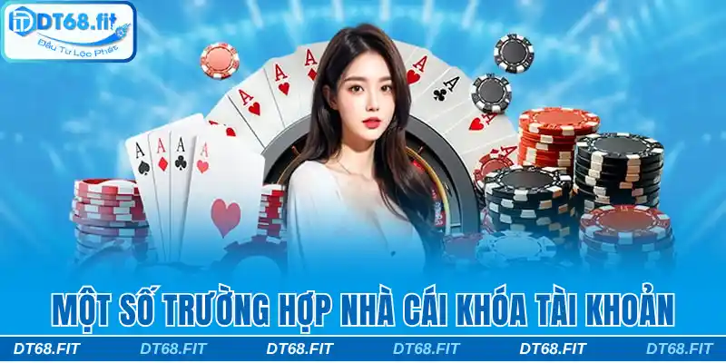 Tổng hợp một số trường hợp nhà cái xử lý khóa tài khoản