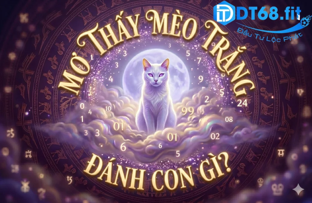 Mèo trắng trong giấc mơ và ý nghĩa số may mắn